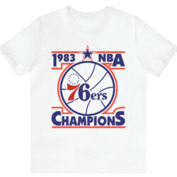 Vintage 1983 Philadelphia 76ers Nba Champions T shirt