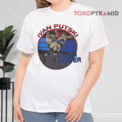 Vintage 1983 Wwf Ivan Putski Polish Power White T shirt