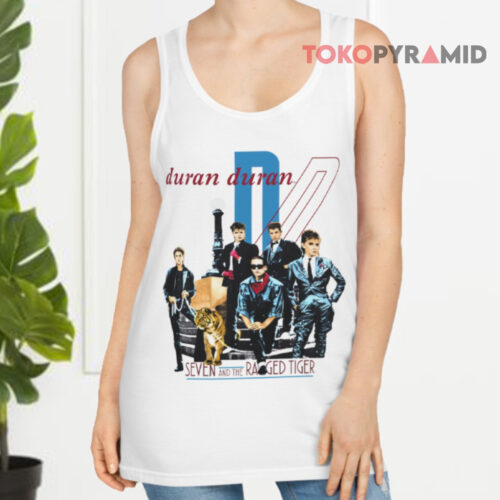 Vintage 1984 Duran Duran Seven And The Ragged Tiger Album Tank Top Vintage 1984 Duran Duran Seven And The Ragged Tiger Album Tank Top