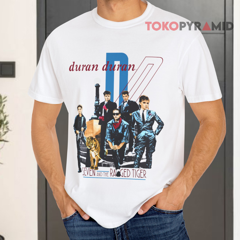 Vintage 1984 Duran Duran Seven And The Ragged Tiger Album White T shirt Vintage 1984 Duran Duran Seven And The Ragged Tiger Album White T shirt