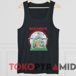 Vintage 1984 Iron Maiden Aces High T-shirt 5 Vintage 1984 Iron Maiden Aces High T shirt Black TankTop