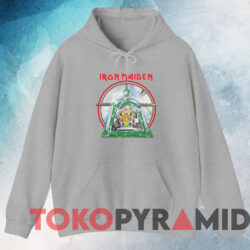 Vintage 1984 Iron Maiden Aces High T-shirt 4 Vintage 1984 Iron Maiden Aces High T shirt Grey Hoodie