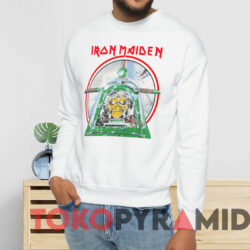 Vintage 1984 Iron Maiden Aces High T-shirt 2 Vintage 1984 Iron Maiden Aces High T shirt White Sweatshirt