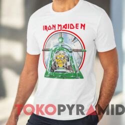 Vintage 1984 Iron Maiden Aces High T shirt White T shirt