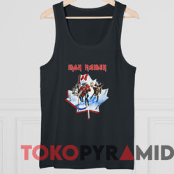 Vintage 1984 Iron Maiden Canadian Slavery Tour T shirt Black TankTop