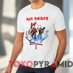 Vintage 1984 Iron Maiden Canadian Slavery Tour T shirt White T shirt