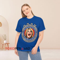 Vintage 1984 Ozzy For President Shirt 4 Vintage 1984 Ozzy For President Blue T shirt