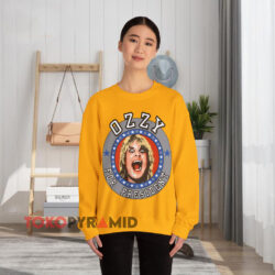 Vintage 1984 Ozzy For President Yellow Sweatshirt