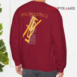 Vintage 1984 REM Little America Part 2 Tour Shirt 4 Vintage 1984 Rem Little America Part 2 Tour Sweatshirt Back