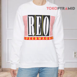 Vintage 1984 REO Speedwagon Wheels Are Turnin' Shirt 3 Vintage 1984 Reo Speedwagon Wheels Are Turnin' Sweatshirt