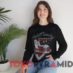 Vintage 1984 Van Halen Hot For Teacher T-shirt 2 Vintage 1984 Van Halen Hot For Teacher T shirt Black Sweatshirt