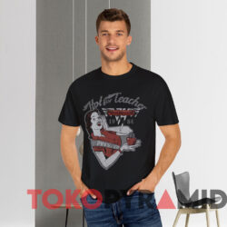 Vintage 1984 Van Halen Hot For Teacher T shirt Black T shirt