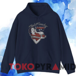 Vintage 1984 Van Halen Hot For Teacher T-shirt 3 Vintage 1984 Van Halen Hot For Teacher T shirt Navy Hoodie