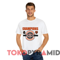 Vintage 1985 Chicago Bears Super Bowl Xx Champs T shirt White T shirt