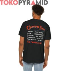 Vintage 1985 Grateful Dead Fall Winter Tour Halloween 2-Sided Shirt 2 Vintage 1985 Grateful Dead Fall Winter Tour Halloween 2 Sided