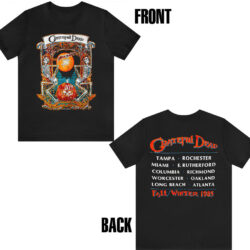 Vintage 1985 Grateful Dead Fall Winter Tour Halloween 2-Sided Shirt 6 Vintage 1985 Grateful Dead Fall Winter Tour Halloween 2 Sided