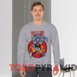 Vintage 1985 Motley Crue Allister Fiend Theatre Of Pain T shirt Grey Sweatshirt