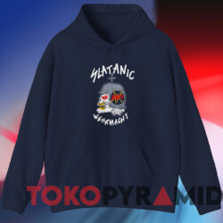 Vintage 1985 Slayer Slaytanic Wehrmacht Tour T-shirt 4 Vintage 1985 Slayer Slaytanic Wehrmacht Tour T shirt Navy Hoodie