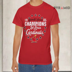 Vintage 1985 St Louis Cardinals World Series Shirt 4 Vintage 1985 St Louis Cardinals World Series Red T shirt
