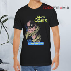 Vintage 1986 Alice Cooper Constrictor Tour T shirt Front