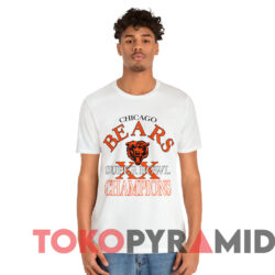 Vintage 1986 Chicago Bears Super Bowl Xx Champions T shirt White T shirt