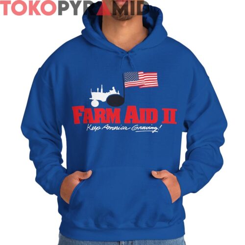 Vintage 1986 Farm Aid II Keep America Growing Shirt