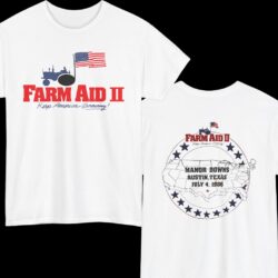 Vintage 1986 Farm Aid II Keep America Growing Shirt