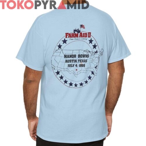 Vintage 1986 Farm Aid II Keep America Growing Shirt