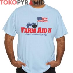 Vintage 1986 Farm Aid II Keep America Growing Shirt