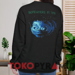 Vintage 1986 Iron Maiden Somewhere In Time T shirt Black Sweatshirt