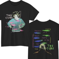 Vintage 1986 The Cure Shirt Standing On A Beach Staring At The Sea
