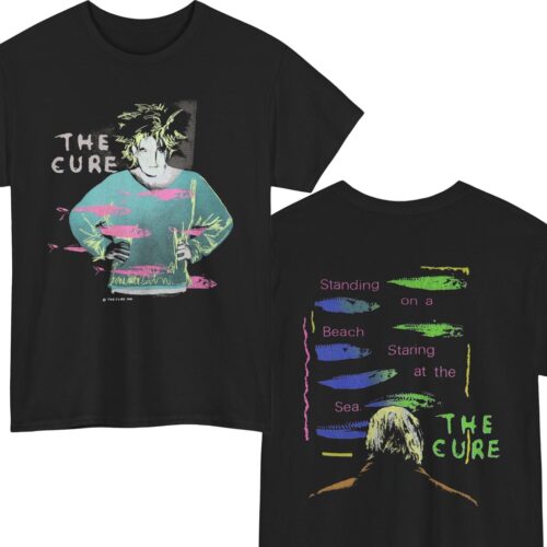 Vintage 1986 The Cure Shirt Standing On A Beach Staring At The Sea Vintage 1986 The Cure Shirt Standing On A Beach Staring At The Sea