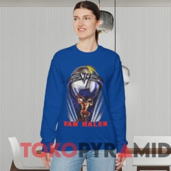 Vintage 1986 Van Halen 5150 Tour T shirt Blue Sweatshirt