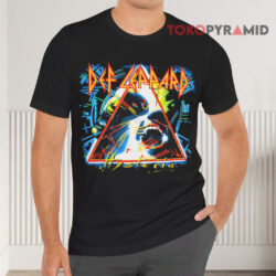 Vintage 1987 88 Def Leppard Hysteria Tour Black T shirt