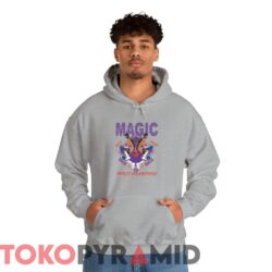 Magic Johnson T-shirt 1987 1988 LA Lakers Back To Back World Champions 2 Vintage 1987 88 Magic Johnson LA Lakers Back to Back Champions Tee Sport Grey Hoodie
