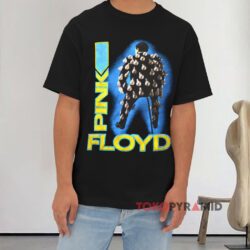 Vintage 1987 88 Pink Floyd Delicate Sound Of Thunder Black T shirt Front
