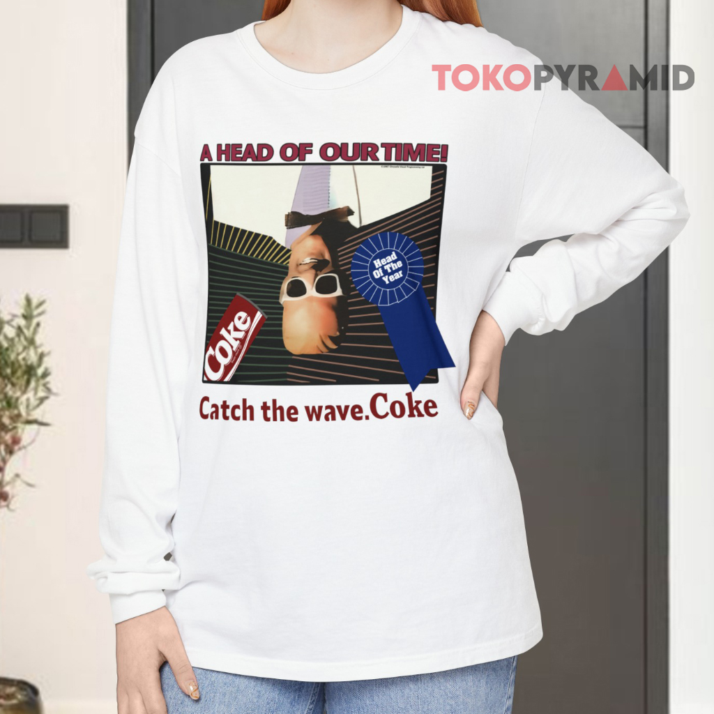 Vintage 1987 Coke Max Headroom Catch The Wave Long sleeved Vintage 1987 Coke Max Headroom Catch The Wave Long sleeved