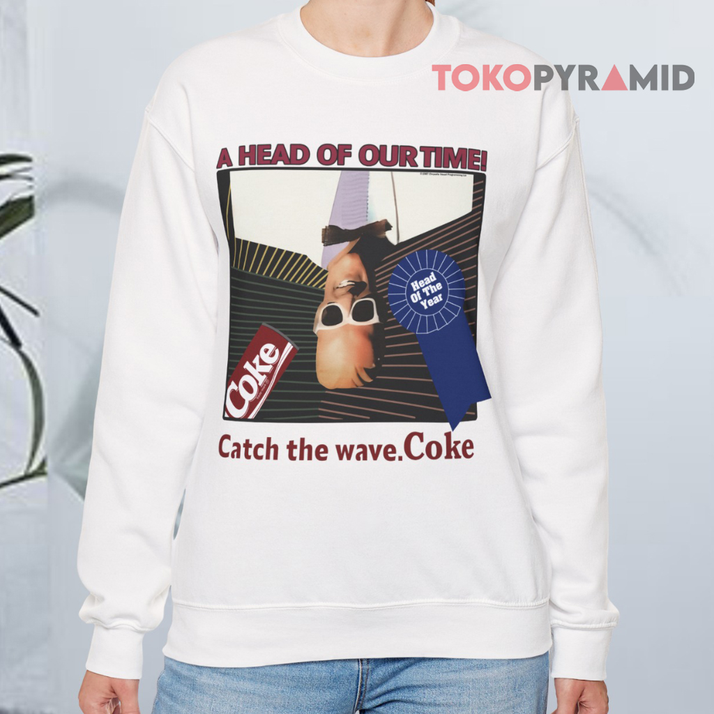 Vintage 1987 Coke Max Headroom Catch The Wave Sweatshirt Vintage 1987 Coke Max Headroom Catch The Wave Sweatshirt