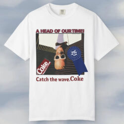 Vintage 1987 Coke Max Headroom Catch The Wave T shirt