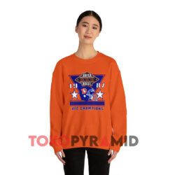 Vintage 1987 Denver Broncos Super Bowl 22 Orange Sweatshirt