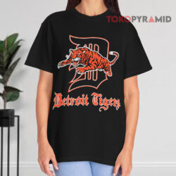 Vintage 1987 Detroit Tigers Baseball Black T shirt
