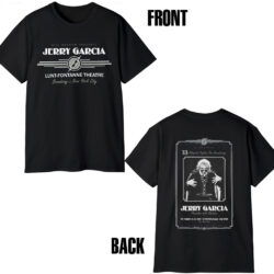 Vintage 1987 Jerry Garcia Lunt Fontanne Theatre Shirt 2 Sided