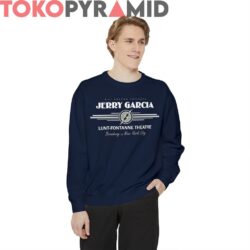 Vintage 1987 Jerry Garcia Lunt Fontanne Theatre Shirt 2 Sided