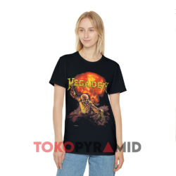 Vintage 1987 Megadeth Muskel Black T shirt