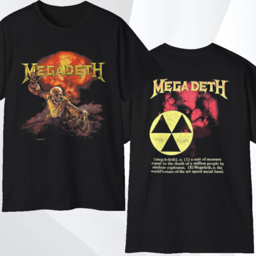 Vintage 1987 Megadeth Muskel T shirt