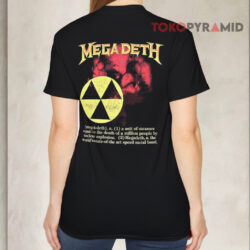 Vintage 1987 Megadeth Muskel T shirt Back