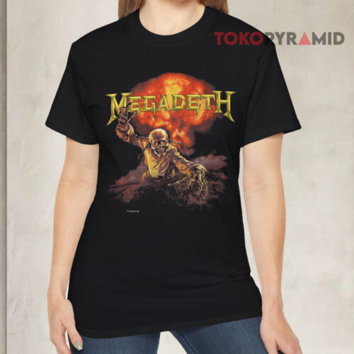 Vintage 1987 Megadeth Muskel T shirt front