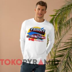 Vintage 1987 Nascar Terry Labonte Junior Johnson Budweiser T-shirt 3 Vintage 1987 Nascar Terry Labonte Junior Johnson Budweiser White Long sleeved