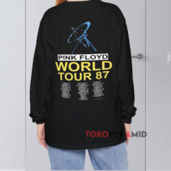 Vintage 1987 Pink Floyd Momentary Lapse Of Reason Tour Shirt 4 Vintage 1987 Pink Floyd Momentary Lapse Of Reason Tour Black Long sleeved Back