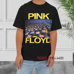 Vintage 1987 Pink Floyd Momentary Lapse Of Reason Tour Black T shirt Front